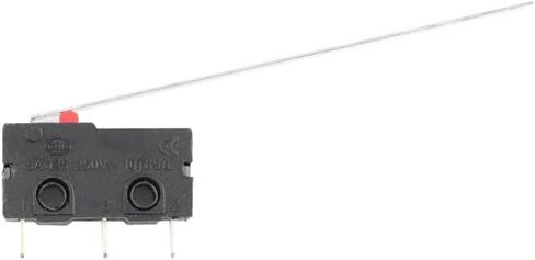 30pcs Micro Limit Switch Copper Contact 5A250V External Buckle 16MM Handle 3pin Travel Limit Switch Contact Button Switch in Saudi Arabia