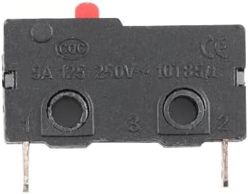 30pcs Micro Limit Switch Copper Contact 5A250V External Buckle 16MM Handle 3pin Travel Limit Switch Contact Button Switch in Saudi Arabia