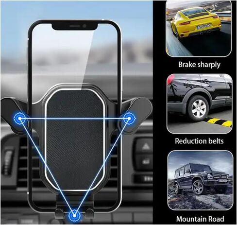 Fayet Car Air Vent Phone Mount,Stable & Secure,360°Rotation,Case Friendly,Compatible for All Series and 4-7 Inches Cellphone (for Cars (Essential Version)) in Kuwait