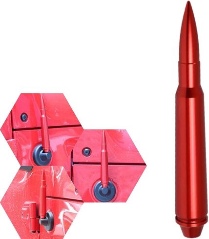 5.7" Aluminum Bullet Antenna Aerial Replacement Compatible with for Jeep Wrangler JK 2007-2018 Jeep Wrangler JL 2018+ Jeep Wrangler TJ 1997-2006 Red in Saudi Arabia