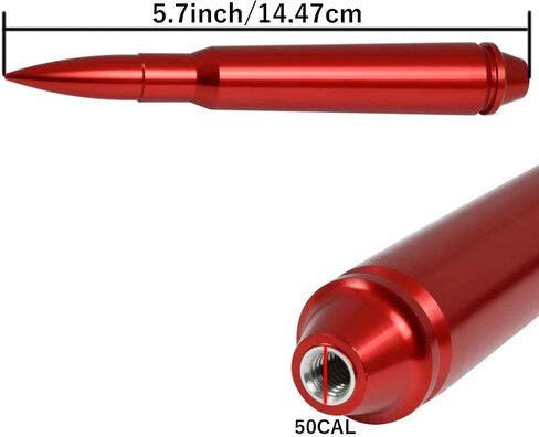 5.7" Aluminum Bullet Antenna Aerial Replacement Compatible with for Jeep Wrangler JK 2007-2018 Jeep Wrangler JL 2018+ Jeep Wrangler TJ 1997-2006 Red in Saudi Arabia