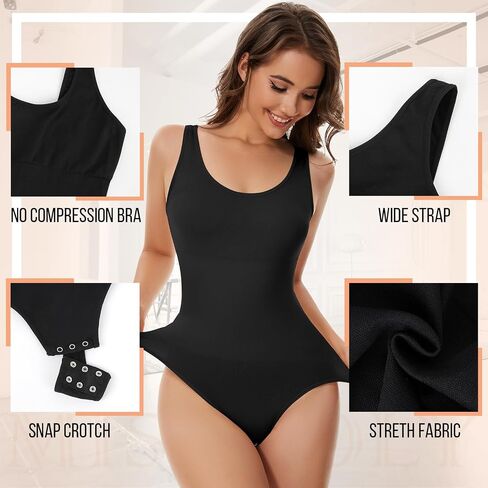 MISS MOLY Backless Shapewear for Women Tummy Control Plunging Bodysuit Deep V-Neck Low Back Body Shaper in Saudi Arabia