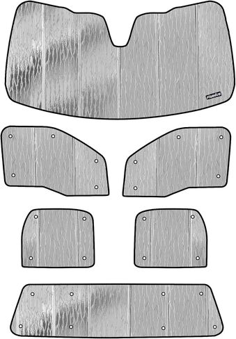 Window Sun Shade for 2017-2022 Ford F-250 F-350 Crew Cab (Full Set), Premium Folding Sunshade in Saudi Arabia
