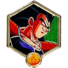 DBZ x Zen Monkey Studios: Golden Series 2 - Raditz Collectible Enamel Pin