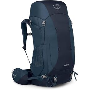 Osprey Volt 65L Men's Backpacking Backpack, Muted Space Blue, Extended Fit