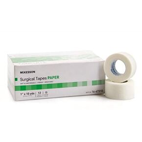 Medical Tape Medi-Pak Performance Plus Paper 1 Inch X 10 Yard NonSterile