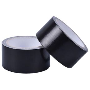 2 Pack Multi-Use Colored Duct Tape, 9 Mil Thickness, 2" x 30 yd, Heavy Duty Duct Tape with Strong Adhesive and Water-Resistant Backing and Tear by Hand. (White)