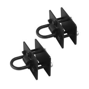 1/2" Heavy Duty D Rings Tie Down Trailer Anchor Points 12000 LBS. 2 Pack Forged Steel 3" Bolts Anchor D Rings Black for Trailers Truck Flatbeds