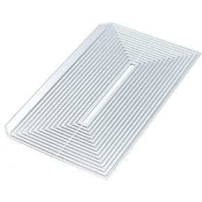 KSCRAFT Mini Slimline Basic Stitched Metal Cutting Dies Stencils for DIY Scrapbooking/Photo Album Decorative Embossing DIY Paper Cards