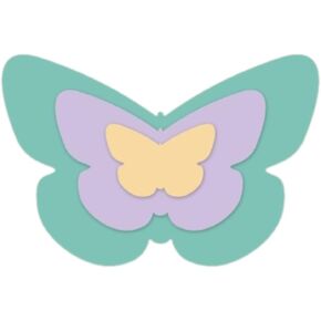 Craftelier - Set of Mini Essential Dies for Scrapbooking, Crafting and Cardmaking Creations | Pennant Shape - Approximate Size Between 2.9 x 2.7 cm and 5.39 x 7.92 cm