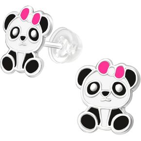 925 Sterling Silver Children's Cute Animal Stud Earrings
