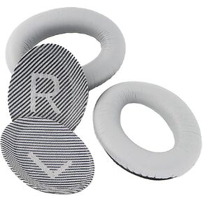 QC35 Replacement Pads QC35 ii Earpads Quiet Comfort 35 Ear Pads Cushion Cup Muffs Parts Headband Accessories Compatible With Bose Quietcomfort 35 ii/QC35 ii /QC35/QC45 Headphones.(QC35 Black)