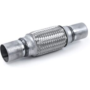 RP Remarkable Power, 1.75 inch Inlet Exhaust Flex Pipe, 1.75 ID x 4 inch Length Flexible Exhaust Tube, Stainless Steel Double Braid Heavy Duty Universal type Flex Muffler Pipe RK7501 Replacement part