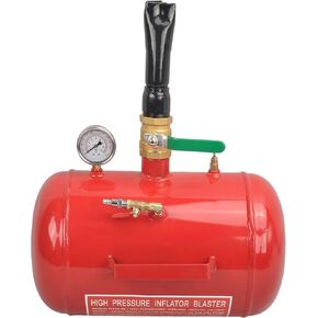 5 Gallon Air Tire Bead Seater 110 PSI Blaster Tool Seating Tire Inflator with Gauge by GESEXI - Car Truck ATV Tire Inflator Tank,Black