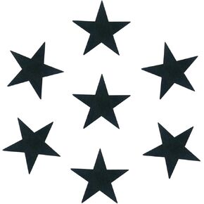 tBesme 100 PCS Adhesive Felt Star,1.5 inch White Self-Adhesive Felt Sticker for Party DIY Craft Projects,Sewing Handcraft Finishing(White)