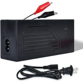 DC House 4 Amp 12V Lithium Battery Charger 4 Amp 14.6V Automatic Smart with Automatic BMS Activation Maintenance for Deep Cycle Battery Car Motorcycle Marine