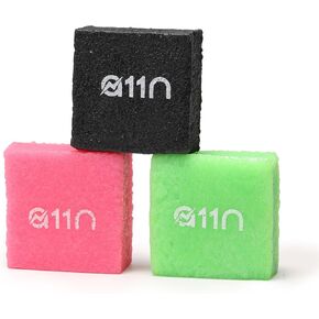 A11N SPORTS 3-Pack Pickleball Paddle Eraser - Quick Stain Removal and Spin Restoration - Black/Green/Mix Colors in Kuwait