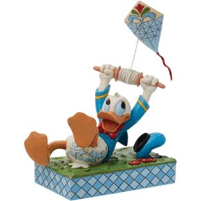 Enesco Disney Traditions by Jim Shore Donald Duck with Kite Figurine, 6 Inch, Multicolor