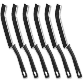 6 PCS Hard Bristle Crevice Cleaning Brush Multifunctional Gap Cleaning Scrub Brush Crevice Cleaner Tool for Home, Kitchen, Bathroom, Window, Vehicle, Toilet Crevice and Grout Cleaning Brush. in Saudi Arabia