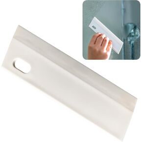 All-Purpose Mini Rubber Blade Window Squeegee Window Scrubber Scraper Glass Cleaning Squeegee Tool for Glass,Shower Door,Mirrors,Bathroom,Kitchen Countertops,Car Windshield