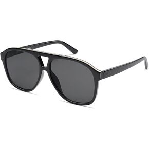 SOJOS Retro Large Aviator Sunglasses for Women Men Classic UV400 Oversized Aviators SJ2315