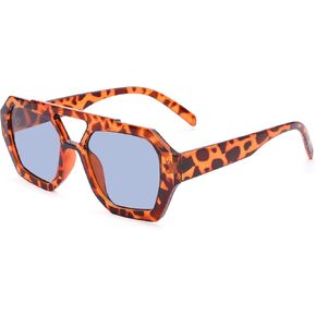 نظارات شمسية Pro Acme Retro Square Aviator، نظارات شمسية عصرية ذات ظل مزدوج وجسر مزدوج in Kuwait