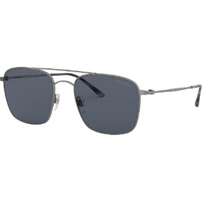 Giorgio armani AR6080-300387 Sunglasses MATTE GUNMETAL w/GREY 55mm