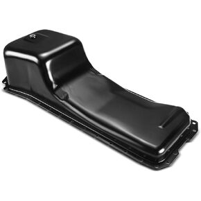 A-Premium Engine Oil Pan Sump with Drain Plug Compatible with Dodge D250/D350/W250/W350 1989-1993 L6 5.9L