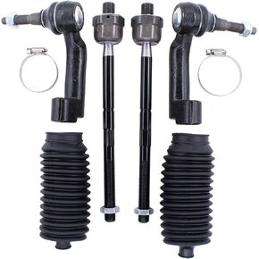 ApplianPar Front Inner and Outer Tie Rod Ends with Boot for Ford F150 Expedition for Lincoln Mark LT Navigator