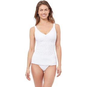 Profile by Gottex Women's Standard Notre Dame V-Neck D-Cup Tankini