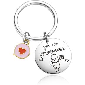 Pharmacology Keychain For Pharmacy Technician Jewelry Pharmacist Birthday Keychain