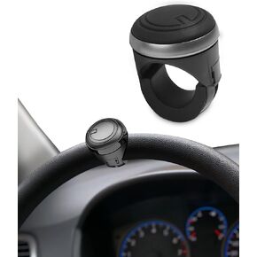 مقبض عجلة القيادة الدوار، مقبض عجلة القيادة العالمي، عجلة قيادة معدنية 360 درجة، مقبض كهربائي للسيارة مساعد القيادة in Kuwait