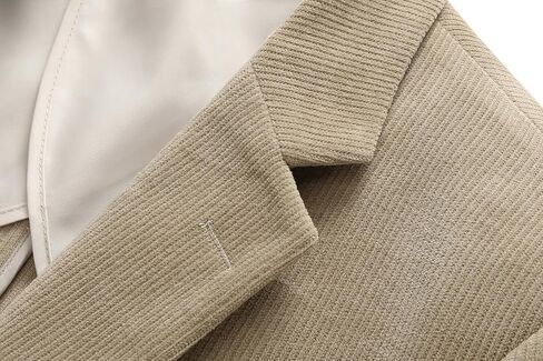 Men's Casual Corduroy Blazer Slim Fit One Button Jacket Fashion Sport Coat in Saudi Arabia