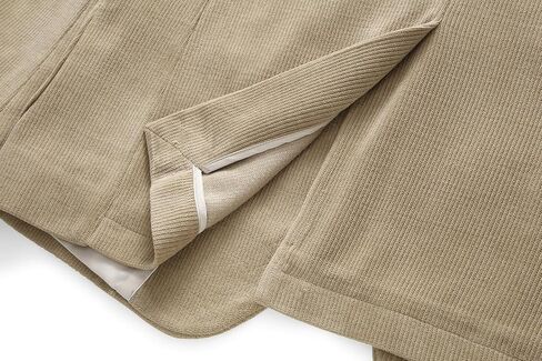 Men's Casual Corduroy Blazer Slim Fit One Button Jacket Fashion Sport Coat in Saudi Arabia