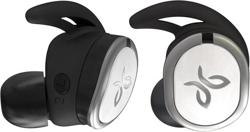 Jaybird RUN True Wireless Headphones for Running, Secure Fit, Sweat-Proof and Water Resistant, Custom Sound, 12 Hours In Your Pocket, Music + Calls (Jet) (Renewed) in Saudi Arabia