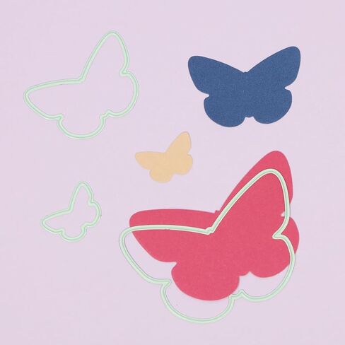 Craftelier - Set of Mini Essential Dies for Scrapbooking, Crafting and Cardmaking Creations | Pennant Shape - Approximate Size Between 2.9 x 2.7 cm and 5.39 x 7.92 cm in Saudi Arabia