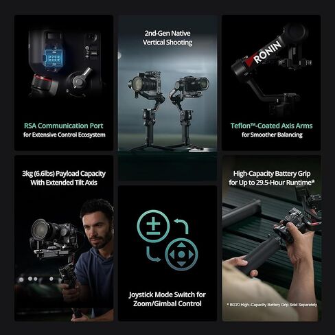 كاميرا Sony Alpha FX3 Cinema Line كاملة الإطار (الجسم فقط) مع حزمة DJI RS 4 in Kuwait