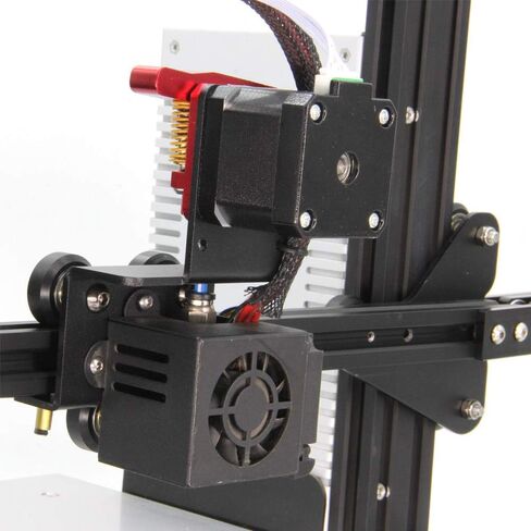 Upgrade Direct Dual Gear Extruder Support Plate with Pulley with Stepper Motor Easy Print Flexible Filament for Creality Ender3, CR10 3D Printer (Support Plate Kit with Motor) in Saudi Arabia