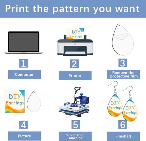 210 Pcs Sublimation Earring Blanks Round Bulk Double Sides 70pcs MDF Sublimation Blank Products with 70 Hooks and 70 Jump Rings Heat Transfer Sublimation Blanks Earring for Printing DIY Craft in Saudi Arabia