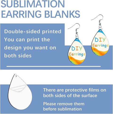 210 Pcs Sublimation Earring Blanks Round Bulk Double Sides 70pcs MDF Sublimation Blank Products with 70 Hooks and 70 Jump Rings Heat Transfer Sublimation Blanks Earring for Printing DIY Craft in Saudi Arabia