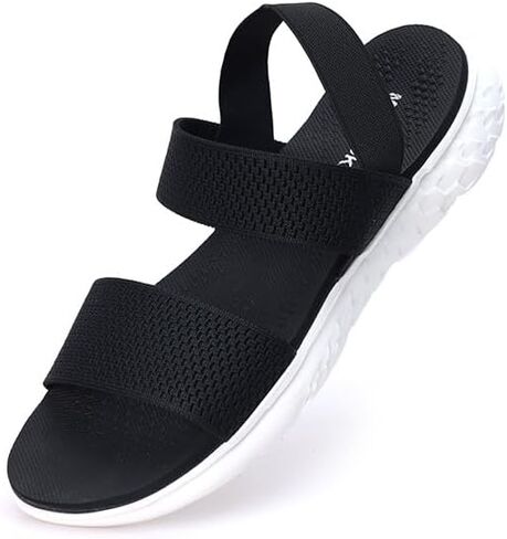 صنادل مسطحة للسيدات من MGGMOKAY، صنادل مشي مريحة وناعمة in Kuwait