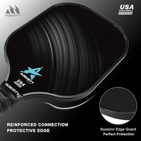 Carbon Fiber Pickleball Paddle - Tournament Edition- USAPA Polypropylene Honeycomb Paddle - World Champion Surface Technology Options Pickleball Racket with Bag & Cushion Comfort Grip in Saudi Arabia