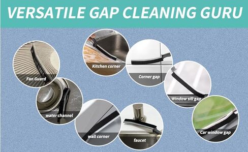 6 PCS Hard Bristle Crevice Cleaning Brush Multifunctional Gap Cleaning Scrub Brush Crevice Cleaner Tool for Home, Kitchen, Bathroom, Window, Vehicle, Toilet Crevice and Grout Cleaning Brush. in Saudi Arabia