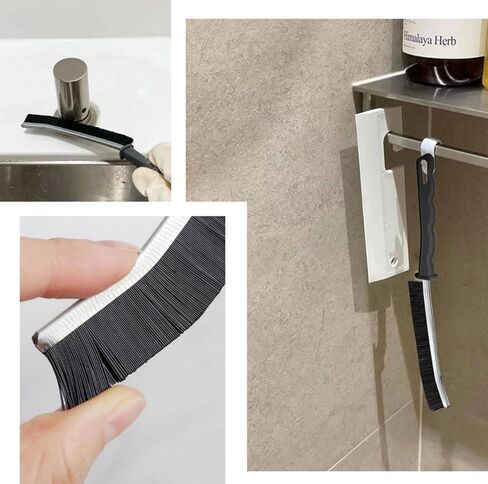 6 PCS Hard Bristle Crevice Cleaning Brush Multifunctional Gap Cleaning Scrub Brush Crevice Cleaner Tool for Home, Kitchen, Bathroom, Window, Vehicle, Toilet Crevice and Grout Cleaning Brush. in Saudi Arabia