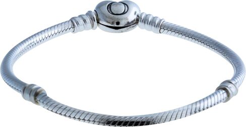PANDORA 590719 Sterling Silver Heart Clasp Bracelet, Gift Box Included in Saudi Arabia