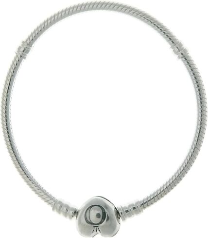 PANDORA 590719 Sterling Silver Heart Clasp Bracelet, Gift Box Included in Saudi Arabia