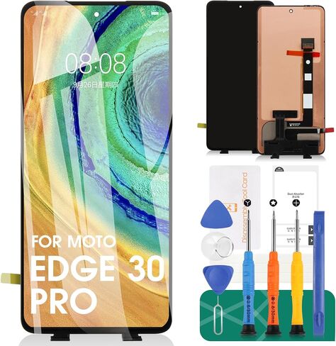 for Moto Edge 30 Pro Screen Replacement for Motorola Edge 30/Edge 30 Pro/G52/G82/Edge 2022 LCD Display Touch Digitizer Sensor Screen Replacement in Saudi Arabia
