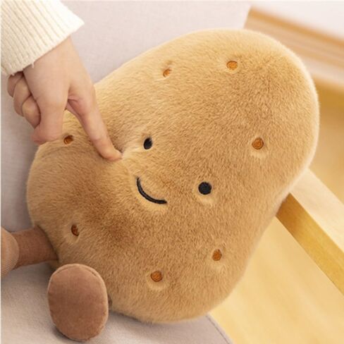 Bread Plush Toys, Snack Pillow,Soft Little Potato Doll/Croissant Plush Toy,Cute Food Plushie Stuffed Toy Throw Pillow for Fans Gift,Birthday Christmas (Little Potato) in Saudi Arabia