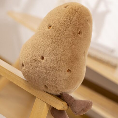 Bread Plush Toys, Snack Pillow,Soft Little Potato Doll/Croissant Plush Toy,Cute Food Plushie Stuffed Toy Throw Pillow for Fans Gift,Birthday Christmas (Little Potato) in Saudi Arabia