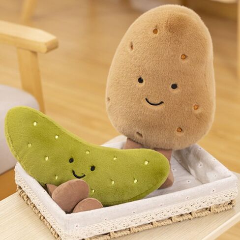 Bread Plush Toys, Snack Pillow,Soft Little Potato Doll/Croissant Plush Toy,Cute Food Plushie Stuffed Toy Throw Pillow for Fans Gift,Birthday Christmas (Little Potato) in Saudi Arabia